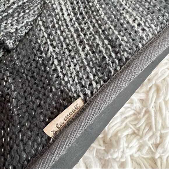 Muk luks gray slipper boots Mid Calf size 8 EUC - Picture 3 of 12